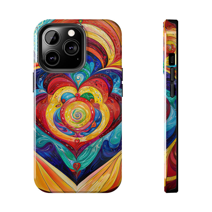 Vibrant Swirling Emotions - Tough Phone Case - Phone Case - g(0D·IO) - iPhone 13 Pro - -