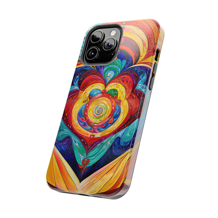 Vibrant Swirling Emotions - Tough Phone Case - Phone Case - g(0D·IO) - iPhone 13 Mini - -