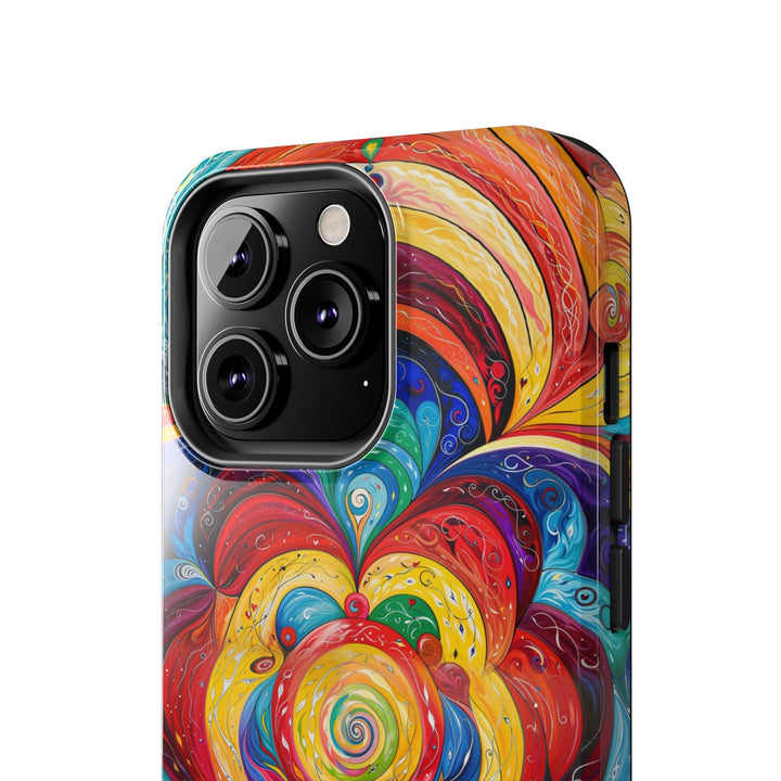 Vibrant Swirling Emotions - Tough Phone Case - Phone Case - g(0D·IO) - iPhone 13 Mini - -