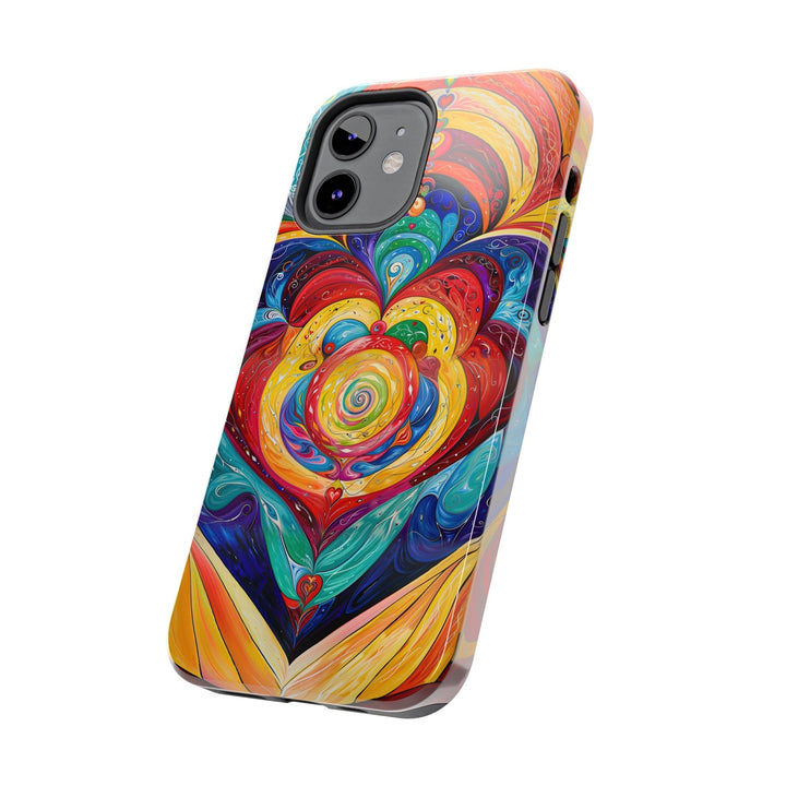 Vibrant Swirling Emotions - Tough Phone Case - Phone Case - g(0D·IO) - iPhone 13 Mini - -