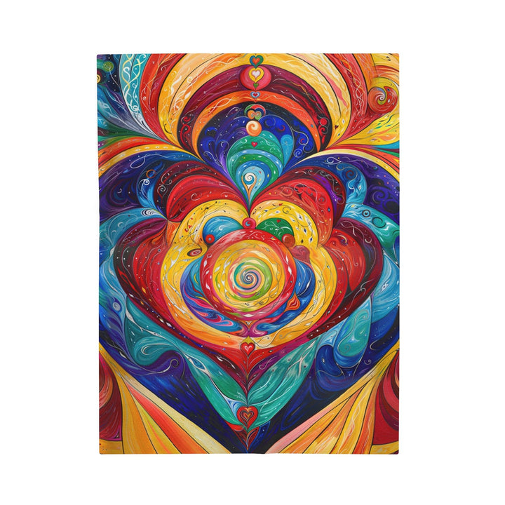 Vibrant Swirling Emotions - Velveteen Plush Blanket - All Over Prints - g(0D·IO) - 30" × 40" - -