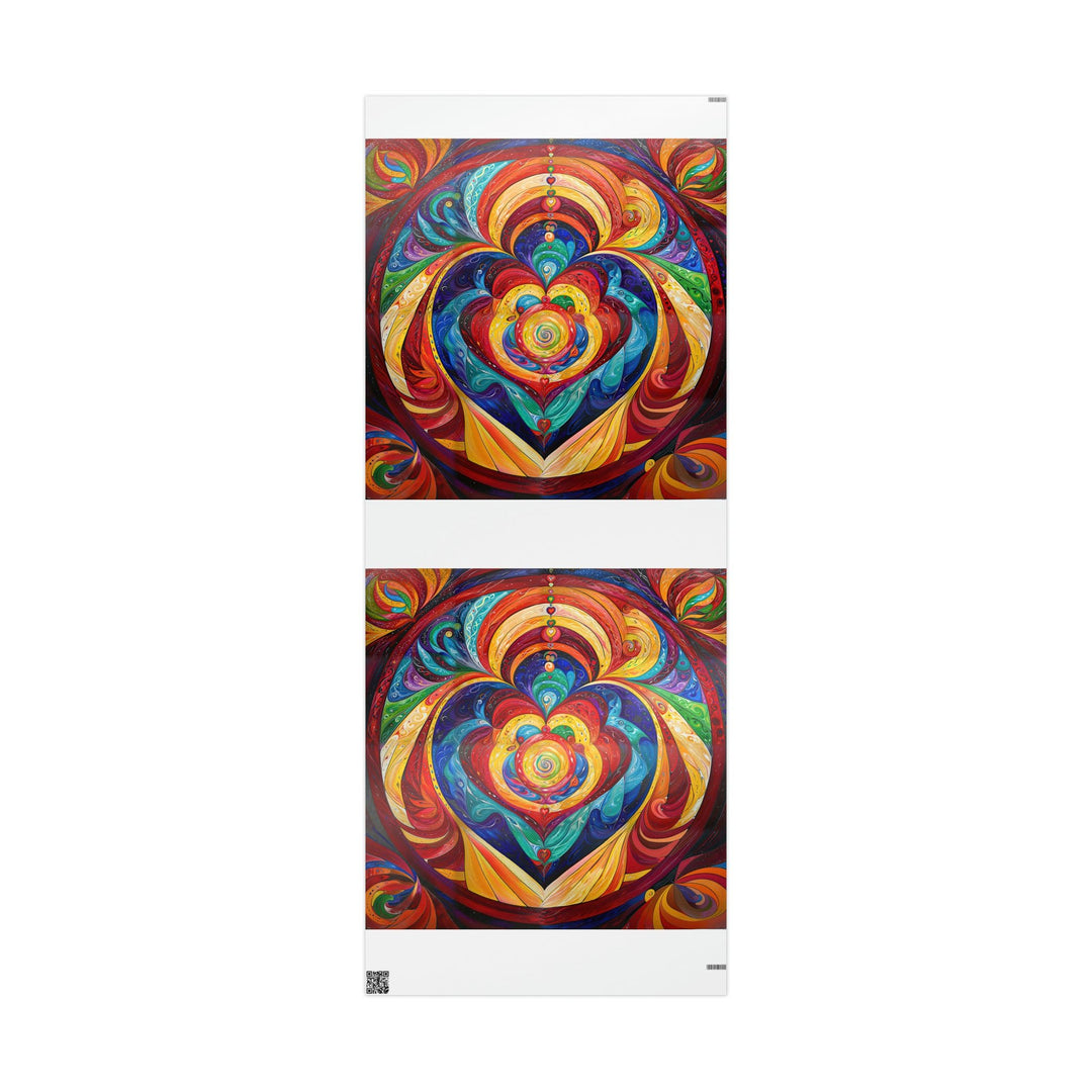 Vibrant Swirling Emotions - Wrapping Paper - Home Decor - g(0D·IO) - 30'' x 72'' - Glossy -