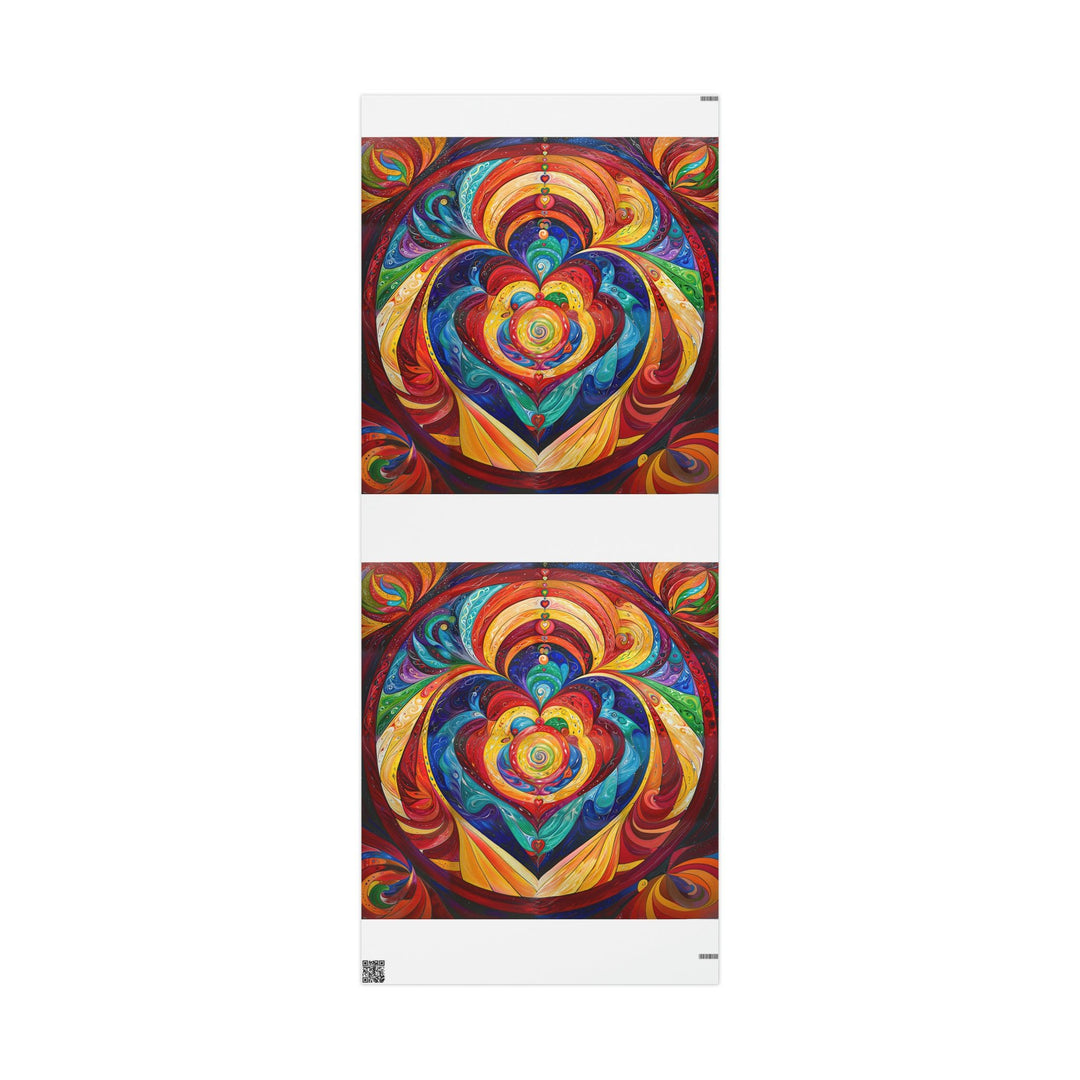 Vibrant Swirling Emotions - Wrapping Paper - Home Decor - g(0D·IO) - 30'' x 72'' - Matte -