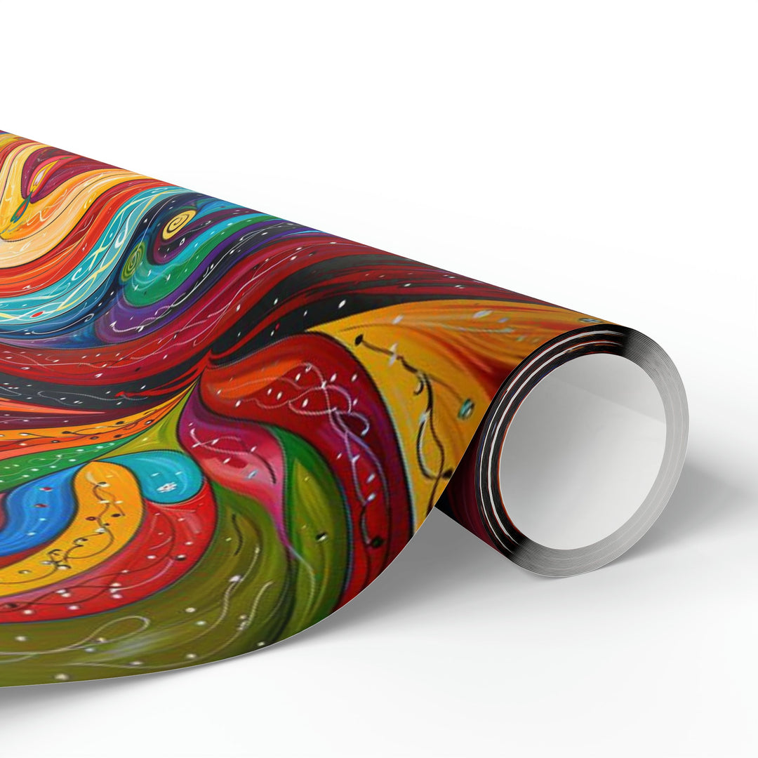 Vibrant Swirling Emotions - Wrapping Paper - Home Decor - g(0D·IO) - 30'' x 72'' - Matte -
