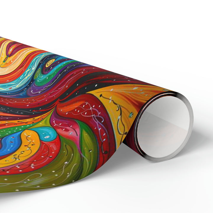Vibrant Swirling Emotions - Wrapping Paper - Home Decor - g(0D·IO) - 30'' x 72'' - Matte -