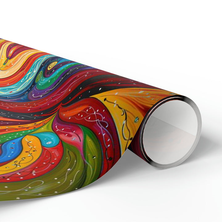 Vibrant Swirling Emotions - Wrapping Paper - Home Decor - g(0D·IO) - 30'' x 72'' - Matte -