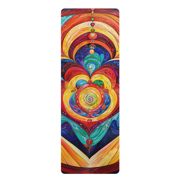 Vibrant Swirling Emotions - Yoga Mat - Home Decor - g(0D·IO) - 24” x 68” - -