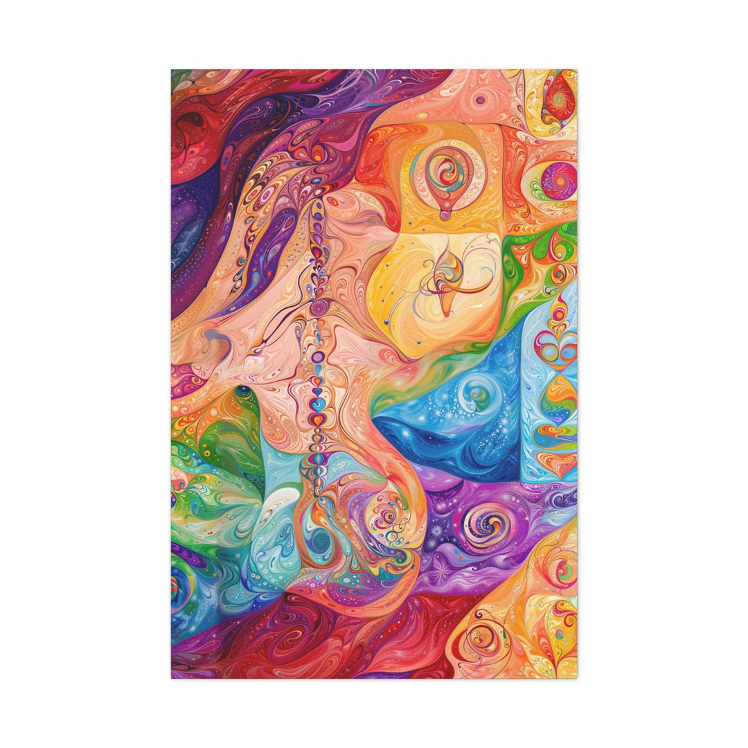 Vibrant Swirling Fantasy - Matte Canvas Print 1.25" - Canvas - g(0D·IO) - 32″ x 48″ (Vertical) - 1.25" -