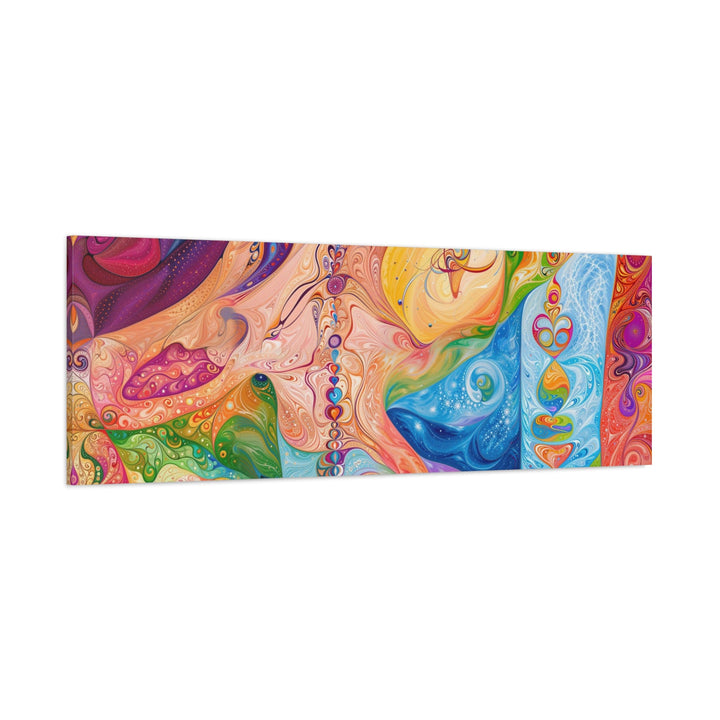 Vibrant Swirling Fantasy - Matte Canvas Print 1.25" - Canvas - g(0D·IO) - 36" x 36" - 1.25" -