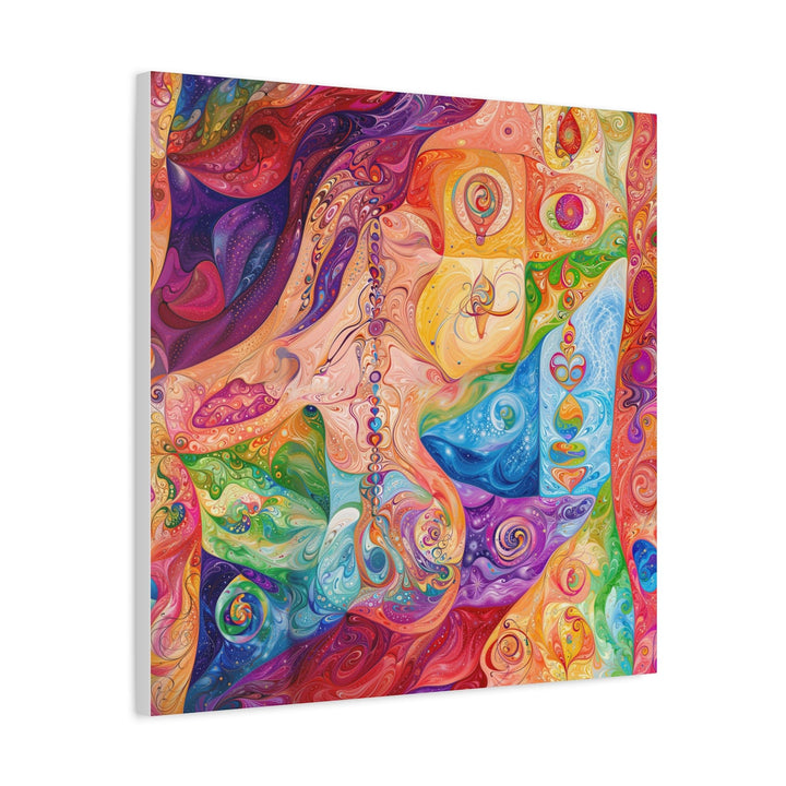 Vibrant Swirling Fantasy - Matte Canvas Print 1.25" - Canvas - g(0D·IO) - 36" x 36" - 1.25" -