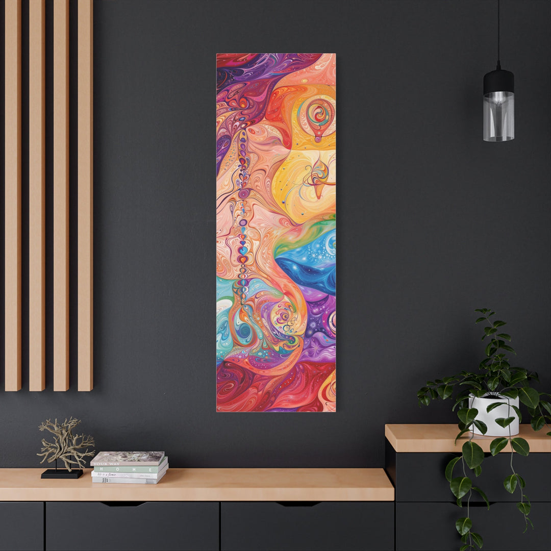 Vibrant Swirling Fantasy - Matte Canvas Print 1.25" - Canvas - g(0D·IO) - 36" x 36" - 1.25" -