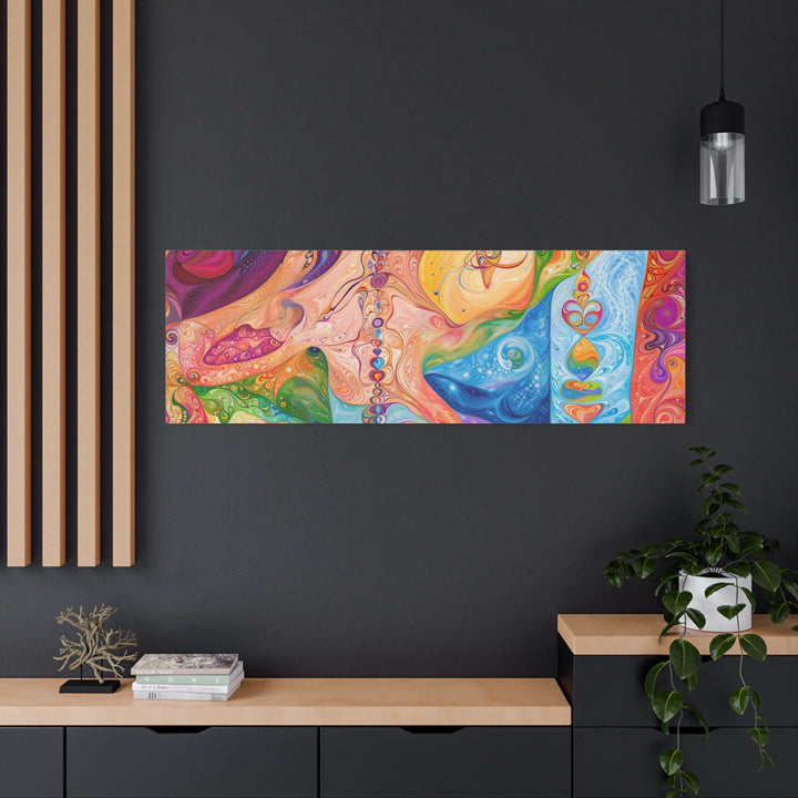 Vibrant Swirling Fantasy - Matte Canvas Print 1.25" - Canvas - g(0D·IO) - 36" x 36" - 1.25" -