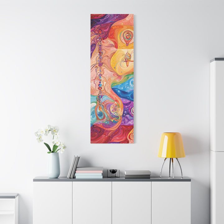 Vibrant Swirling Fantasy - Matte Canvas Print 1.25" - Canvas - g(0D·IO) - 36" x 36" - 1.25" -