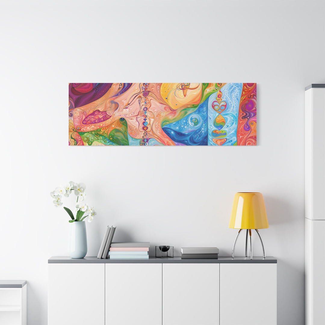 Vibrant Swirling Fantasy - Matte Canvas Print 1.25" - Canvas - g(0D·IO) - 36" x 36" - 1.25" -