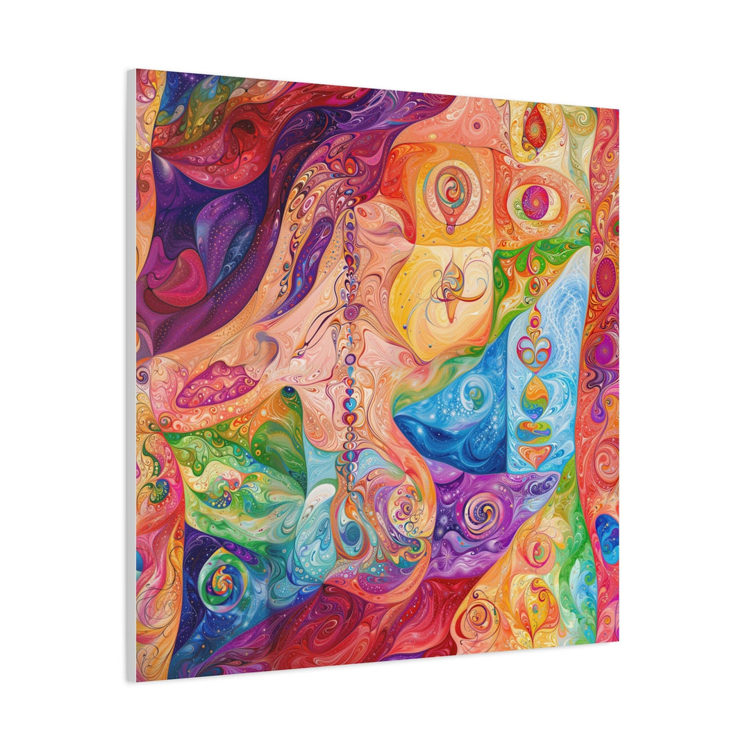 Vibrant Swirling Fantasy - Matte Canvas Print 1.25" - Canvas - g(0D·IO) - 36" x 36" - 1.25" -