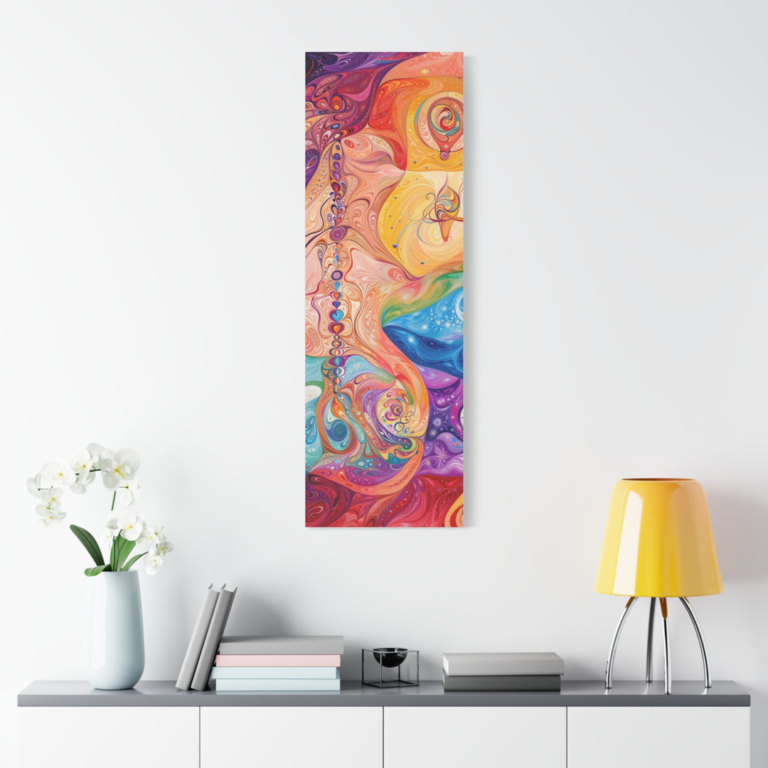 Vibrant Swirling Fantasy - Matte Canvas Print 1.25" - Canvas - g(0D·IO) - 36" x 36" - 1.25" -