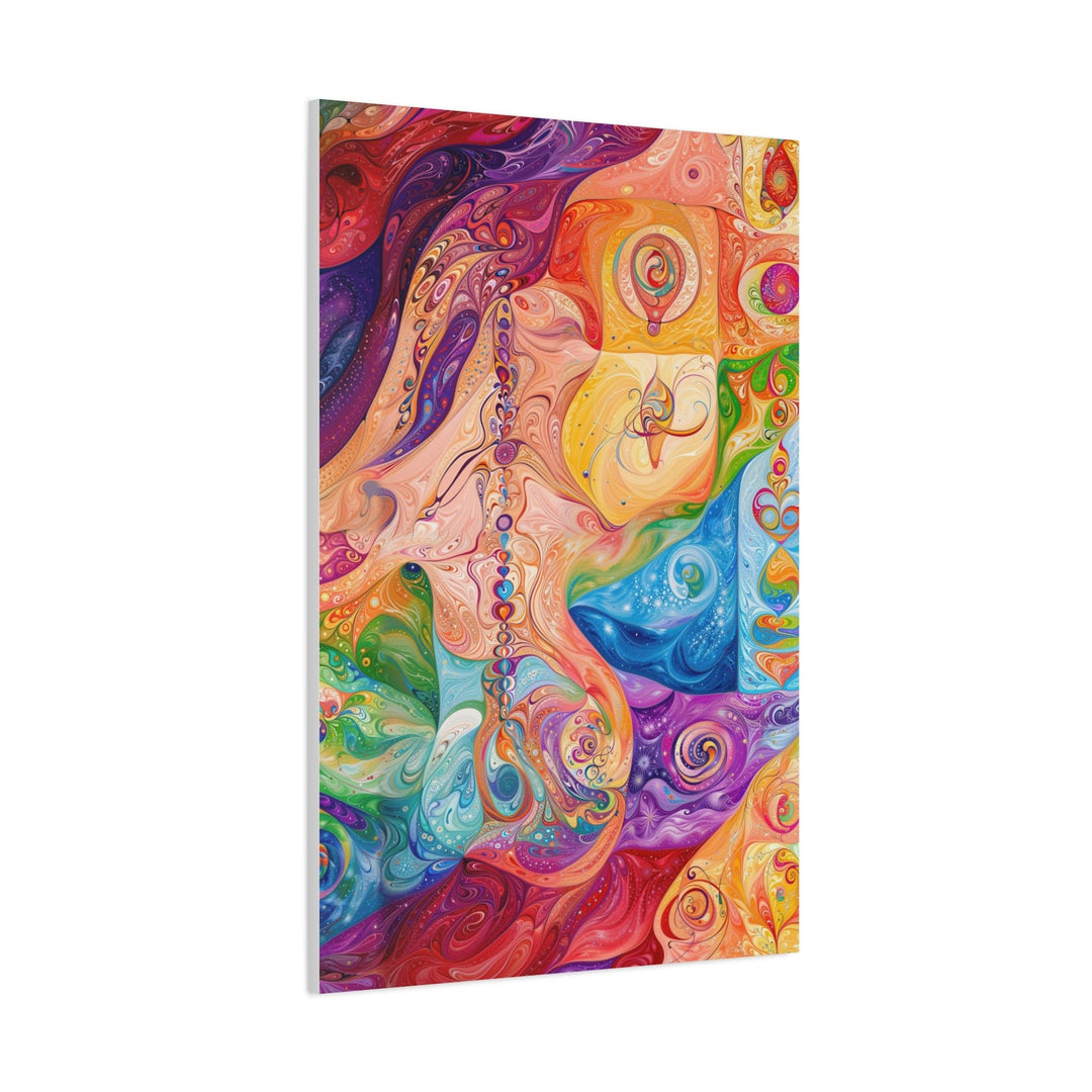 Vibrant Swirling Fantasy - Matte Canvas Print 1.25" - Canvas - g(0D·IO) - 36" x 36" - 1.25" -