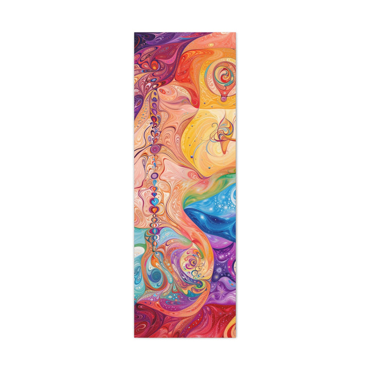 Vibrant Swirling Fantasy - Matte Canvas Print 1.25" - Canvas - g(0D·IO) - 16" x 48" (Vertical) - 1.25" -