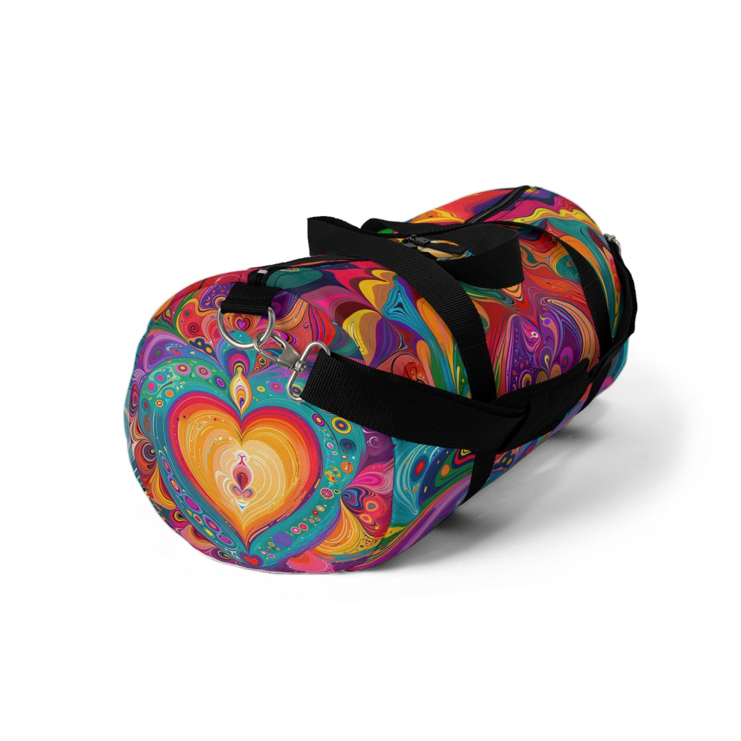 Vibrant Swirling Heart - Duffle Bag - Bags - g(0D·IO) - Large - -