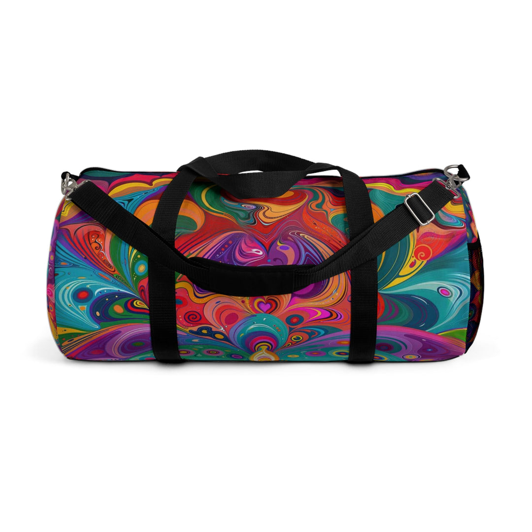 Vibrant Swirling Heart - Duffle Bag - Bags - g(0D·IO) - Large - -