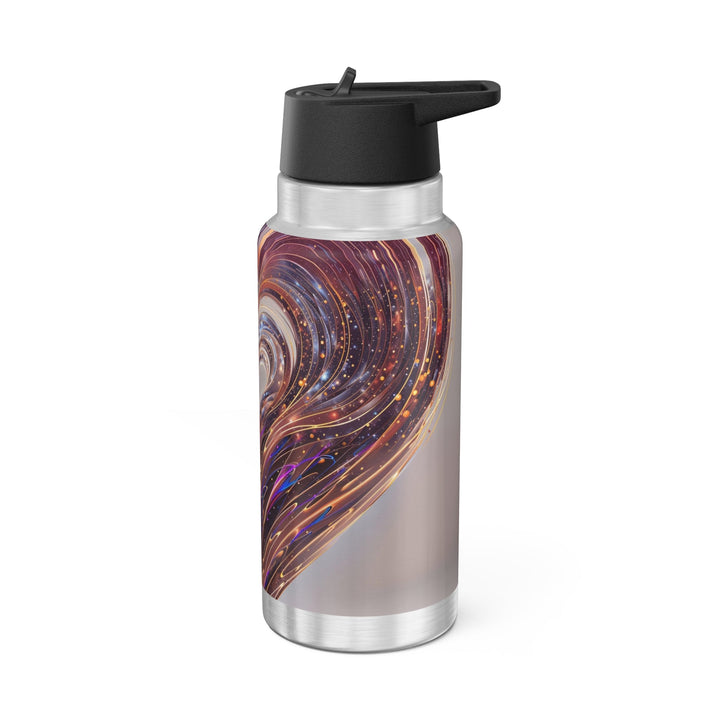 Vibrant Swirling Heart - Gator Tumbler 32oz - Mug - g(0D·IO) - Silver - 32oz -