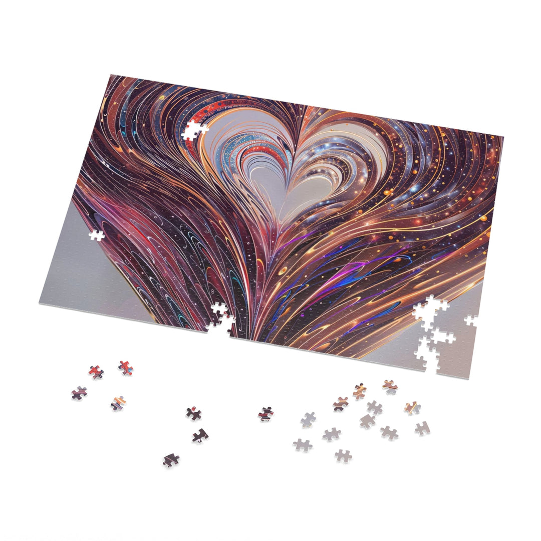 Vibrant Swirling Heart - Jigsaw Puzzle (100, 252, 500, 1000 pieces) - Puzzle - g(0D·IO) - 29.25" × 19.75" (1000 pcs) - -