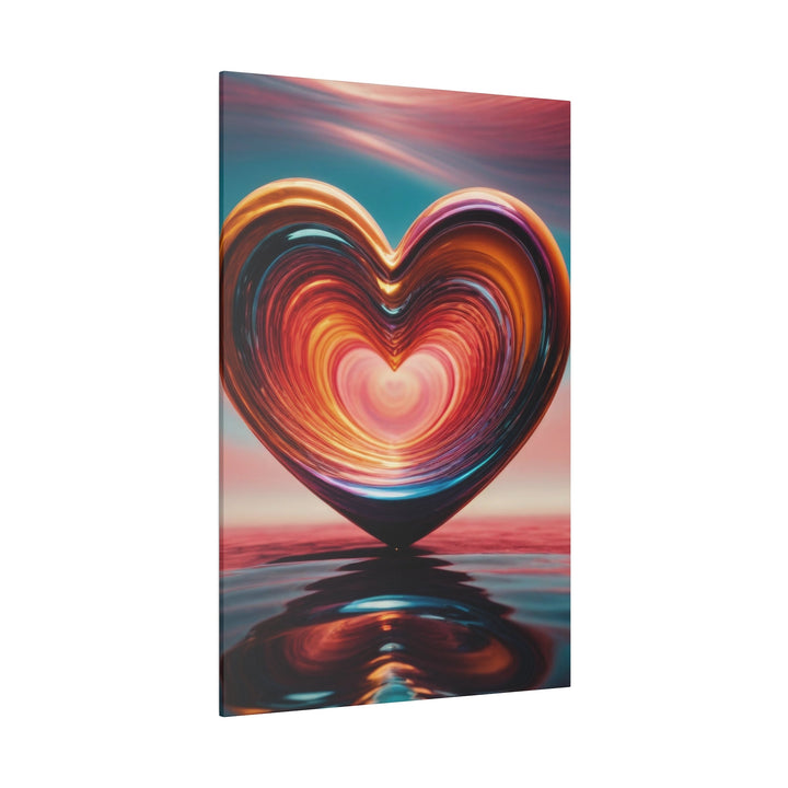 Vibrant Swirling Heart - Matte Canvas - Canvas - g(0D·IO) - 32" x 32" (Square) - 0.75'' -