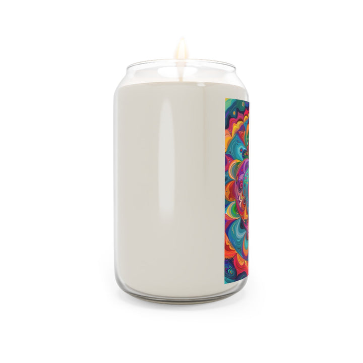 Vibrant Swirling Heart - Scented Candle - Home Decor - g(0D·IO) - Vanilla Bean - 13.75oz -