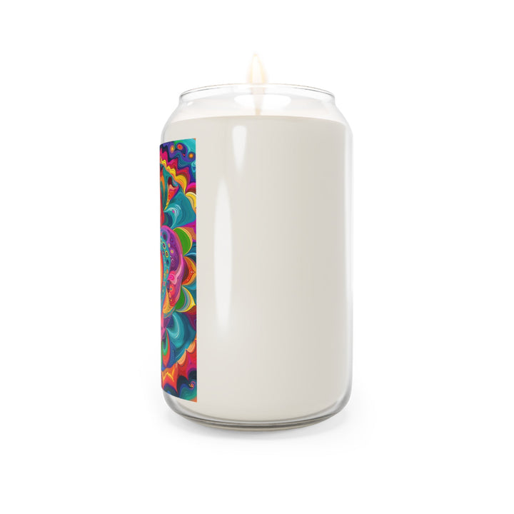 Vibrant Swirling Heart - Scented Candle - Home Decor - g(0D·IO) - Vanilla Bean - 13.75oz -