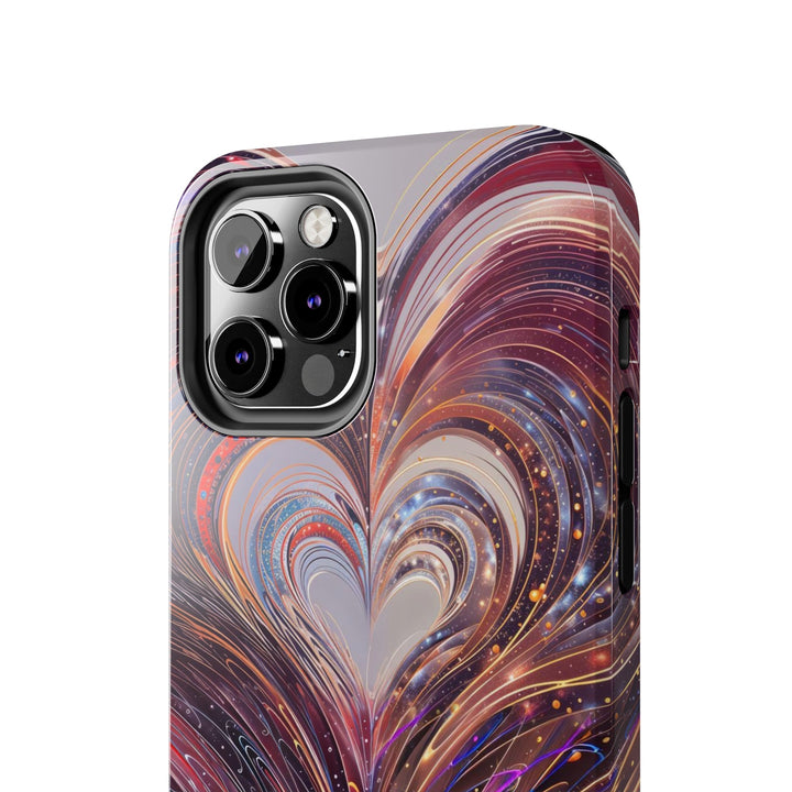 Vibrant Swirling Heart - Tough Phone Case - Phone Case - g(0D·IO) - iPhone 13 Mini - -