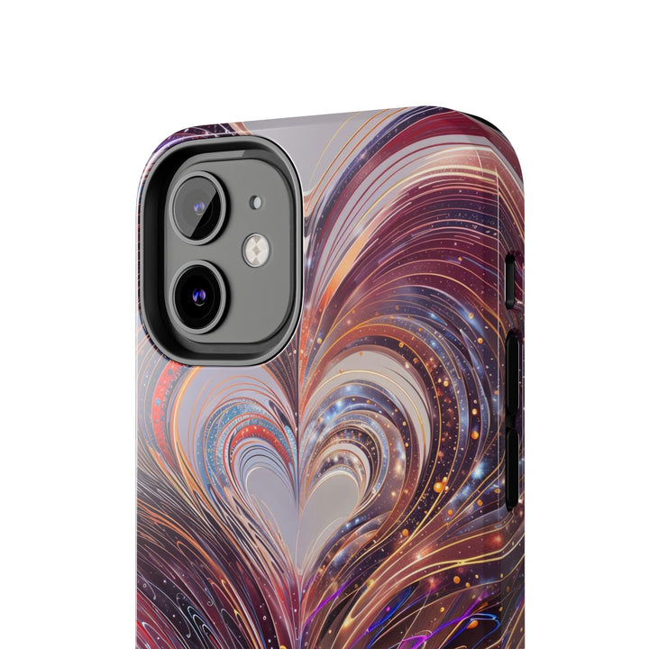 Vibrant Swirling Heart - Tough Phone Case - Phone Case - g(0D·IO) - iPhone 13 Mini - -