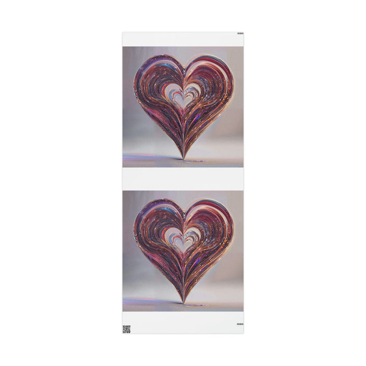Vibrant Swirling Heart - Wrapping Paper - Home Decor - g(0D·IO) - 30'' x 72'' - Matte -