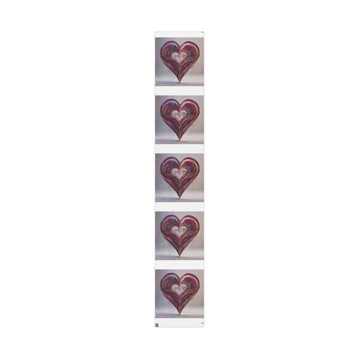 Vibrant Swirling Heart - Wrapping Paper - Home Decor - g(0D·IO) - 30" x 180" - Matte -