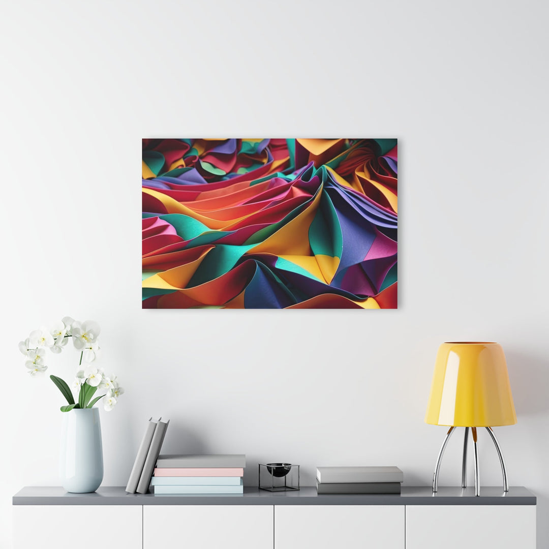 Vibrant Textured Waves - Acrylic Prints (French Cleat Hanging) - Home Decor - g(0D·IO) - 24" x 36" (Vertical) - 0.25'' -