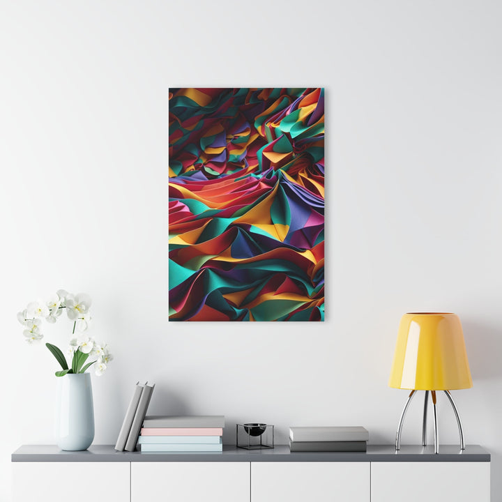 Vibrant Textured Waves - Acrylic Prints (French Cleat Hanging) - Home Decor - g(0D·IO) - 24" x 36" (Vertical) - 0.25'' -