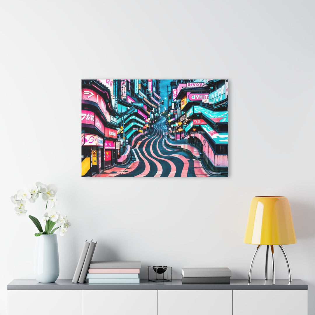 Vibrant Urban Waves - Acrylic Prints (French Cleat Hanging) - Home Decor - g(0D·IO) - 24" x 36" (Vertical) - 0.25'' -