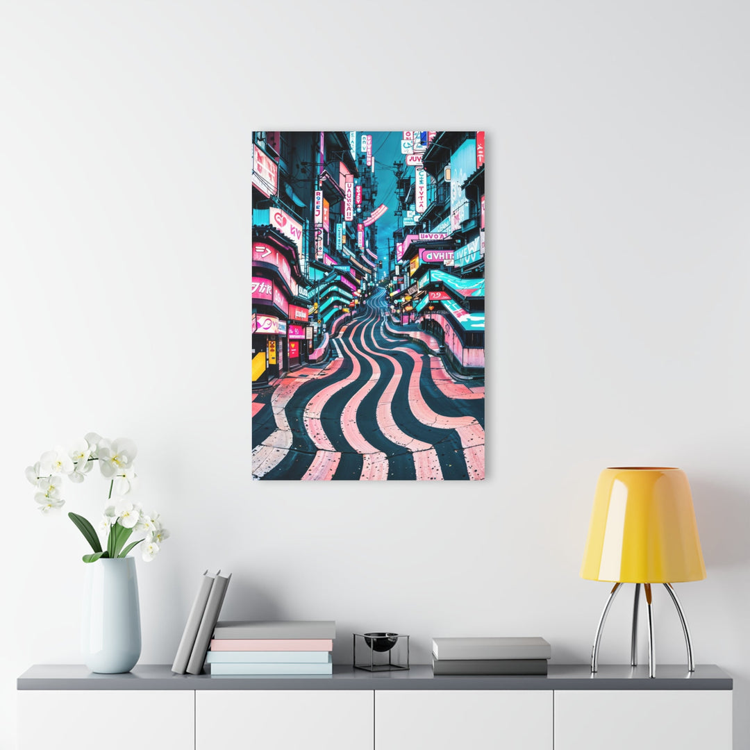 Vibrant Urban Waves - Acrylic Prints (French Cleat Hanging) - Home Decor - g(0D·IO) - 24" x 36" (Vertical) - 0.25'' -