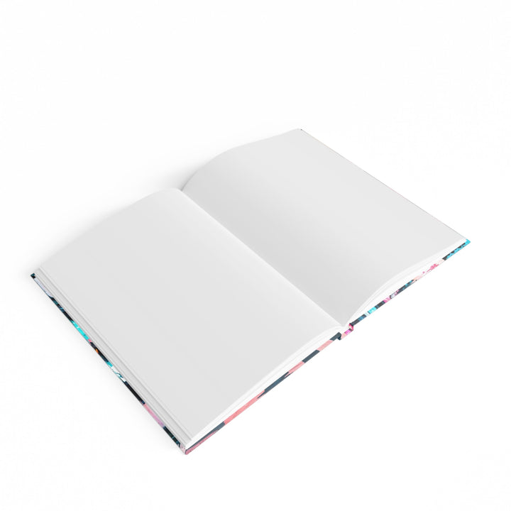 Vibrant Urban Waves - Hard Backed Journal - Paper products - g(0D·IO) - Graph - A5 - White