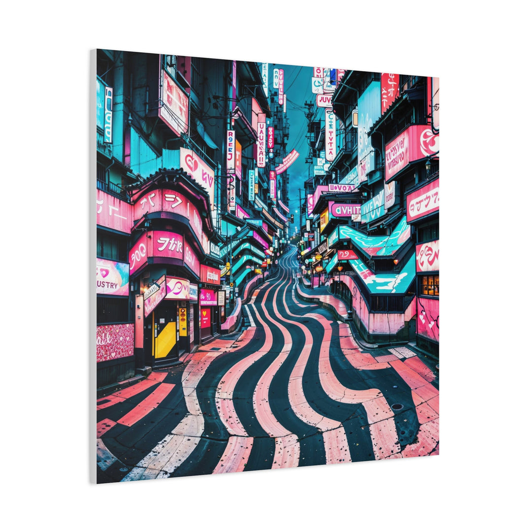 Vibrant Urban Waves - Matte Canvas Print 1.25" - Canvas - g(0D·IO) - 36" x 36" - 1.25" -