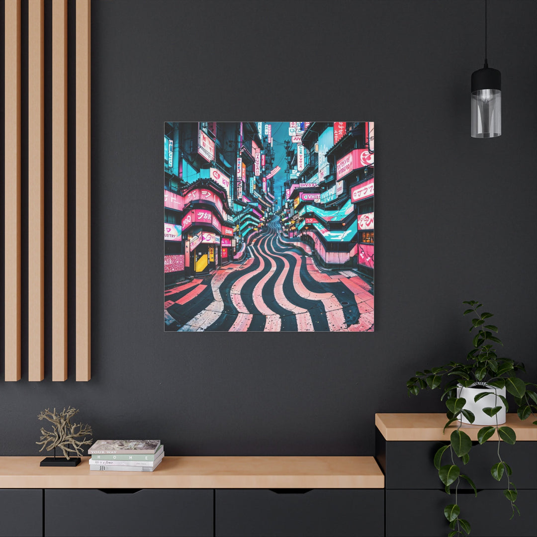 Vibrant Urban Waves - Matte Canvas Print 1.25" - Canvas - g(0D·IO) - 36" x 36" - 1.25" -