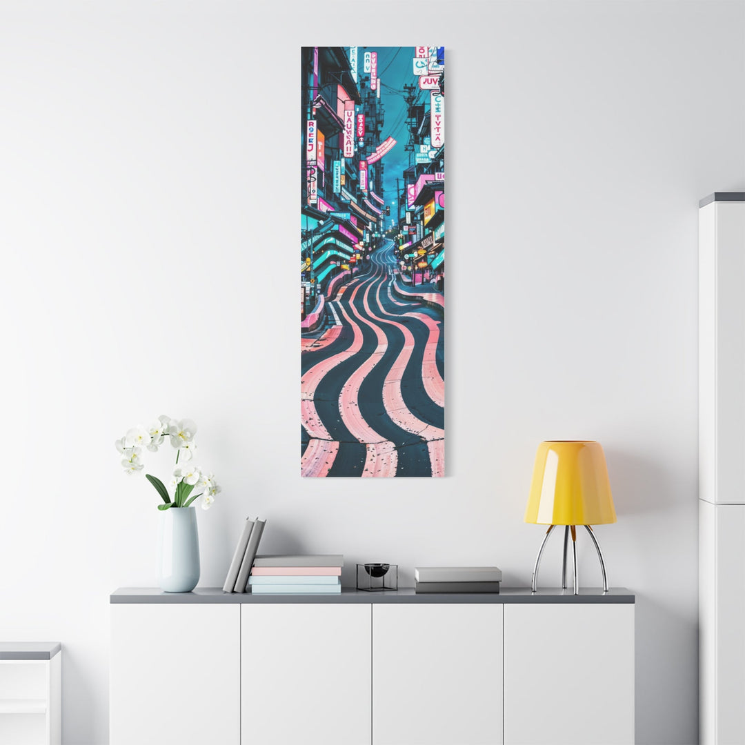 Vibrant Urban Waves - Matte Canvas Print 1.25" - Canvas - g(0D·IO) - 36" x 36" - 1.25" -