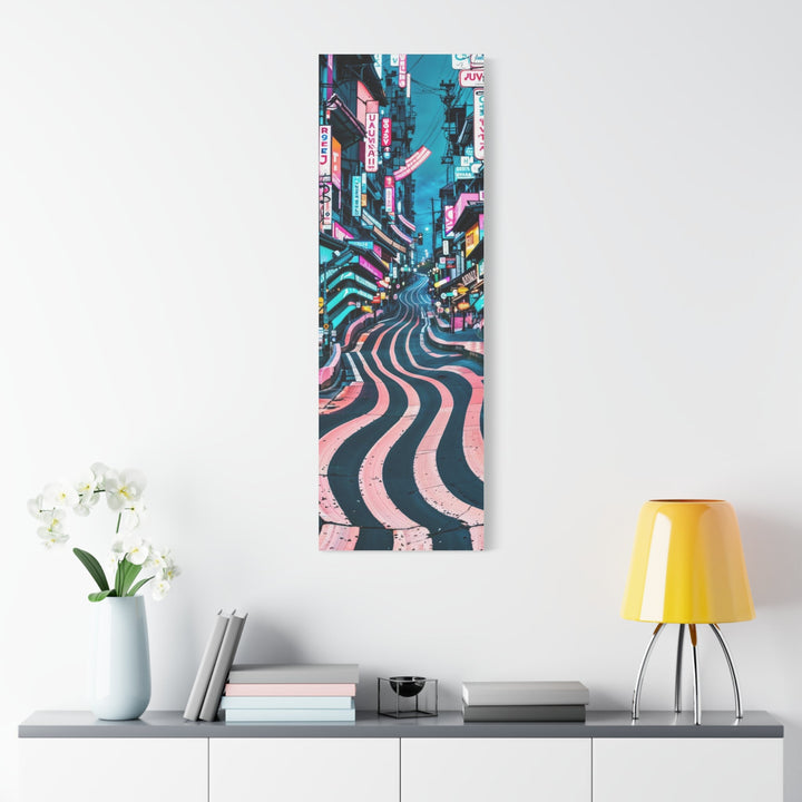 Vibrant Urban Waves - Matte Canvas Print 1.25" - Canvas - g(0D·IO) - 36" x 36" - 1.25" -