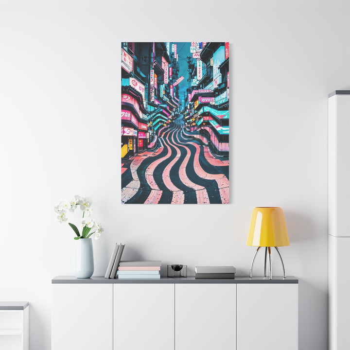 Vibrant Urban Waves - Matte Canvas Print 1.25" - Canvas - g(0D·IO) - 36" x 36" - 1.25" -