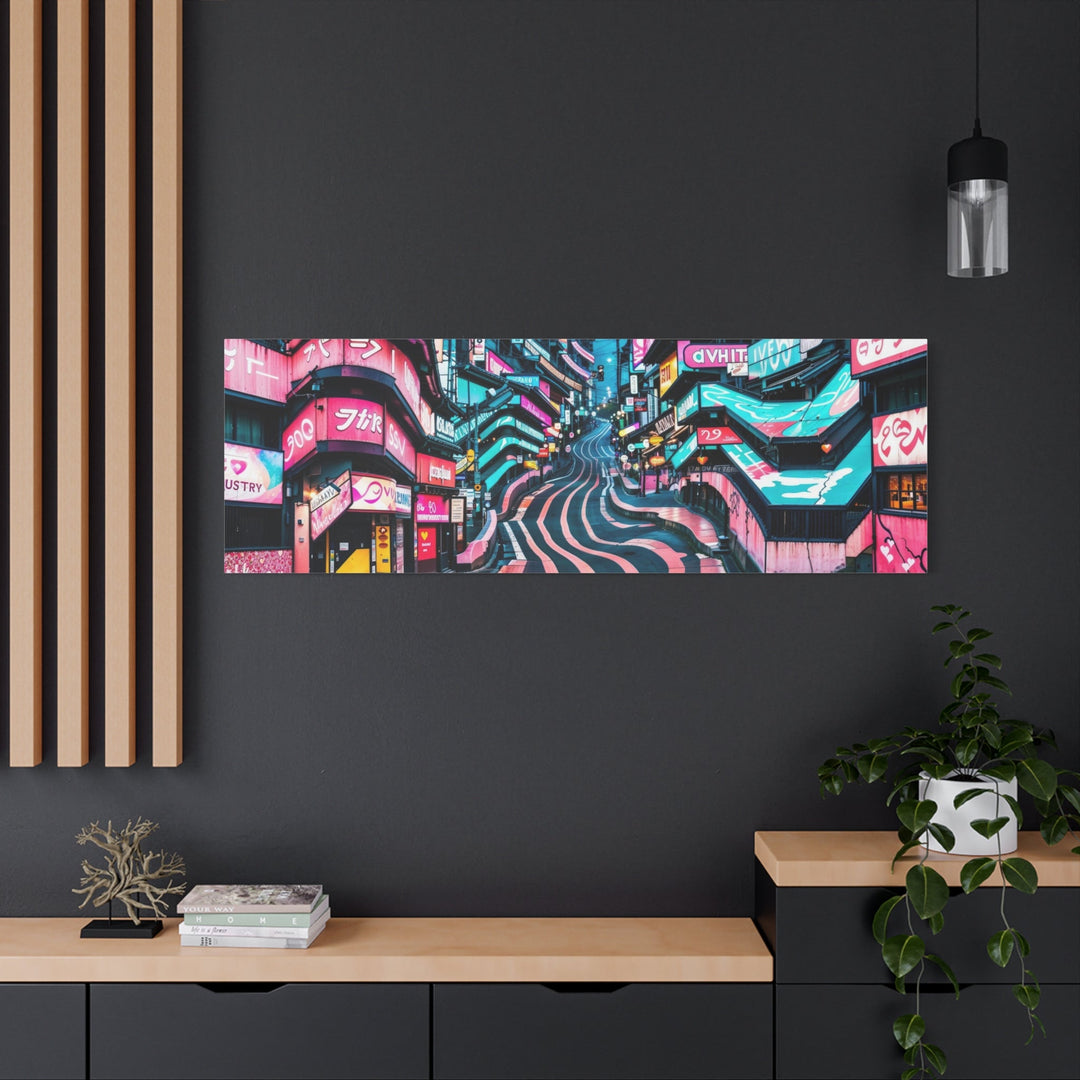 Vibrant Urban Waves - Matte Canvas Print 1.25" - Canvas - g(0D·IO) - 36" x 36" - 1.25" -