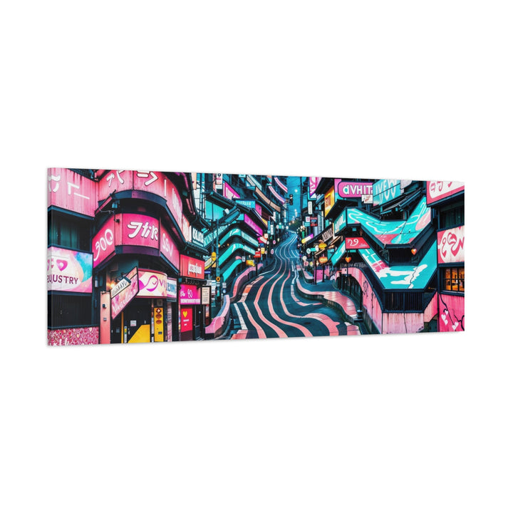 Vibrant Urban Waves - Matte Canvas Print 1.25" - Canvas - g(0D·IO) - 36" x 36" - 1.25" -