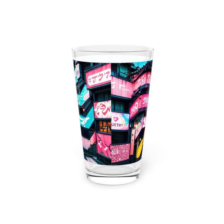 Vibrant Urban Waves - Pint Glass - Mug - g(0D·IO) - 16oz - -