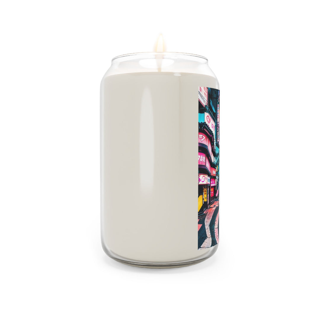 Vibrant Urban Waves - Scented Candle - Home Decor - g(0D·IO) - Vanilla Bean - 13.75oz -