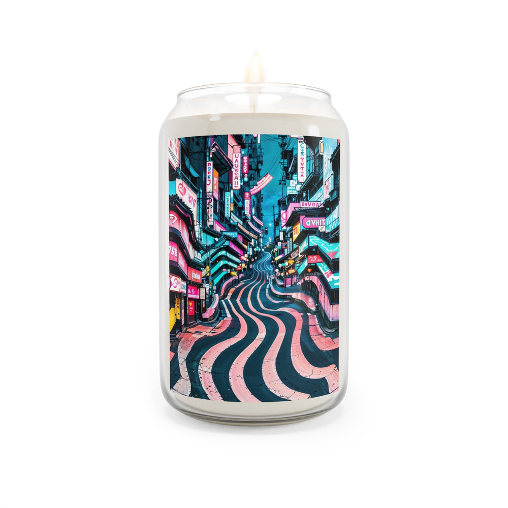 Vibrant Urban Waves - Scented Candle - Home Decor - g(0D·IO) - Sea Breeze - 13.75oz -