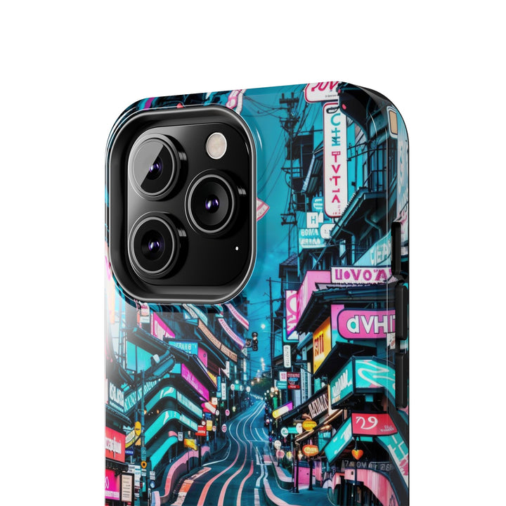 Vibrant Urban Waves - Tough Phone Case - Phone Case - g(0D·IO) - iPhone 13 Mini - -