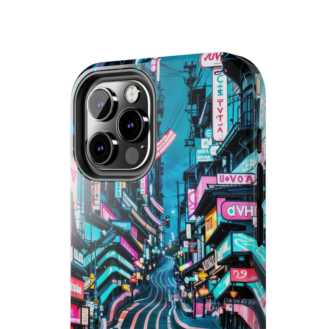 Vibrant Urban Waves - Tough Phone Case - Phone Case - g(0D·IO) - iPhone 13 Mini - -